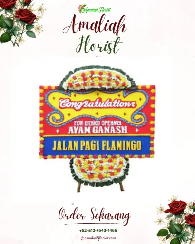 Bunga Papan Congratulation di Malangsari
